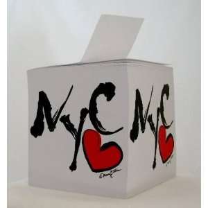   Souvenir Paper Note Cube NYC Heart Love Desk Memo Pad
