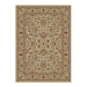  Concord Global Rugs Ankara Collection Mahal Ivory Round 7 