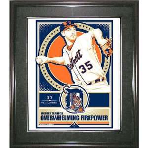  Detroit Tigers Justin Verlander Framed Limited Edition 