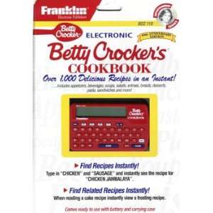  Franklin BCC 110 Electronic Betty Crockers Cookbook Electronics