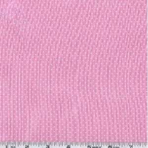  45 Wide Retro Romance Pindot Pink Fabric By The Yard 