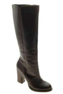   NEW Doris Womens Mid Calf Boots Brown Designer Medium Leather 7  
