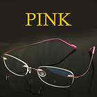 CANDIES SUSIE PINK New Womens Rimless Optical Eyeglass Frames
