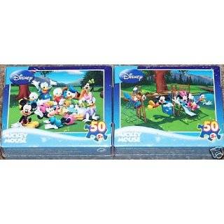 Mickey Mouse & Friends 50pc Mini Puzzles ~ Set of 2 ~ Playground 