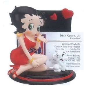  Betty Boop Kisses Business Card Holder: Office Products