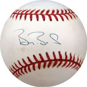 Barry Bonds Autographed Ball   with BBS Inscription   Autographed 