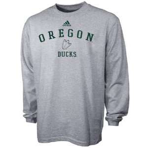   Oregon Ducks Ash Practice Long Sleeve T shirt: Sports & Outdoors