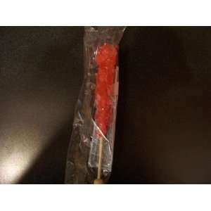 Rock Candy Crystal Sticks, Strawberry Grocery & Gourmet Food
