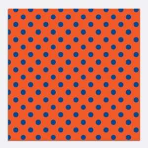 POLKA DOTS PATTERN Orange and Blue Vinyl Decal Sheets 12x12 Stickers 