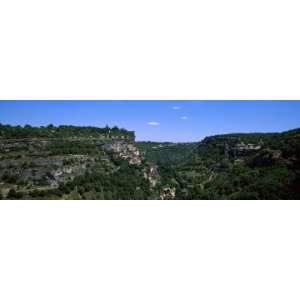  Village on a Hill, Rocamadour, Lot, Quercy, Midi Pyrenees 