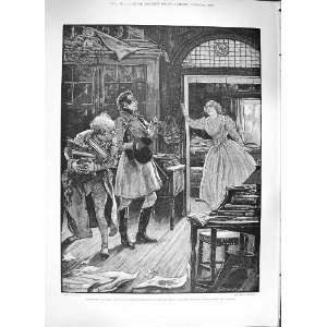  1884 BEAU BRAITHWAITE FOLLY CRYING LADY MEN FINE ART