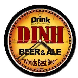  DINH beer and ale cerveza wall clock 