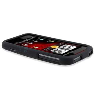   on Rubber Hard Case+2 Film+Car+Wall Charger+USB For HTC Rezound  