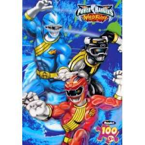  100pc. Power Rangers Wild Force Battle Roar Puzzle Toys & Games
