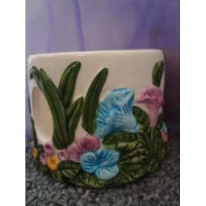  EASTER FLORAL CANDLE HOLDER NEW 