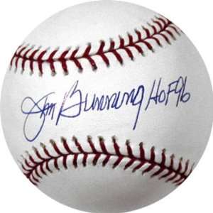  Jim Bunning Autographed Baseball  Details HOF 96 