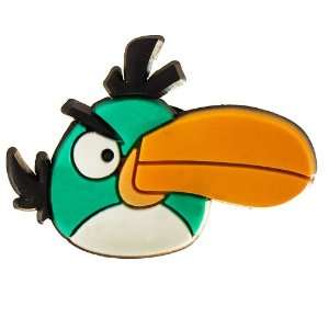   DIY Jewelry Making Angry Birds Green bird croc charm Arts, Crafts