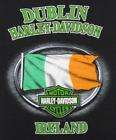 Evil Leprechaun Mens T shirt Dublin Harley Davidson