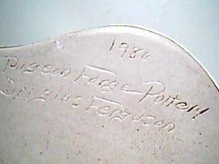Pigeon Forge Pottery Vase Signed Douglas Ferguson 1986  