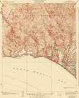 usgs topo map topanga canyon quad california ca 1928  