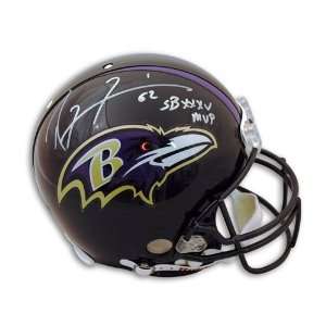 Ray Lewis Autographed/Hand Signed Baltimore Ravens Proline Helmet 