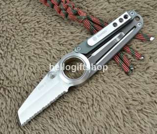 Ganzo G706 2 Two Blades(Saw) Frame Lock Folding Knife Multi Tool w 