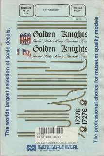   MicroScale Decals C 47B US Army Parachute Team Golden Knights  