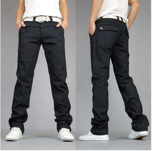 New Mens Korean Style Fashion Designed Casual Slim Fit Pants Trousers 