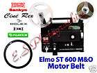 ELMO ST 600 M O Super 8mm Cine Projector Drive Belts x2