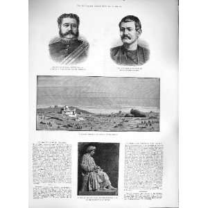  1884 COLONEL BOLTON CHUNDER SEN ASSOUAN STATUE TAGORE