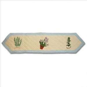  Patch Magic TRHERB Herb Garden Large Table Runner: Home 