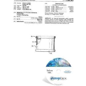  NEW Patent CD for HERMETICALLY SEALED COMPOSITE CONTAINER 
