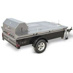 Crown Verity TG 4 Tailgate Grill with Beverage Compartments and Sink 