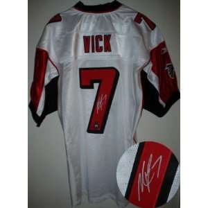  Michael Vick Signed Auth. Reebok Jersey: Sports & Outdoors