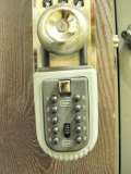 DOOR KNOB HANGING PADLOCK KEY SAFE USER SELECTABLE CODE  