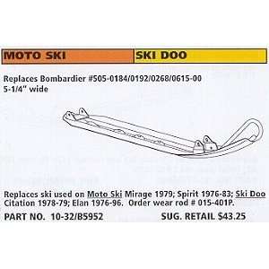  Moto Ski/Skidoo Replacement Metal Ski: Sports & Outdoors