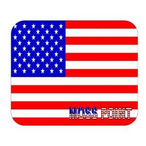  US Flag   Moss Point, Mississippi (MS) Mouse Pad 