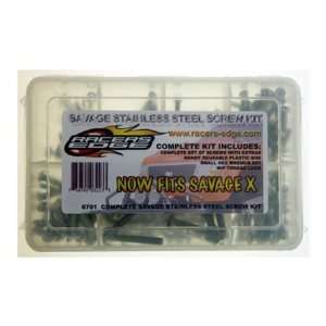  Racers Edge Savage/X StainleSS Steel Screw Kit RCE6701 