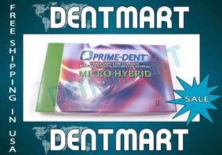 Micro Hybrid Dental Resin Composite 7 Syringe Kit Prime Dent DENTMART 