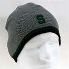 Michigan State Grey Knit Cap (NEW) MSU Spartans Winter Beanie Hat 