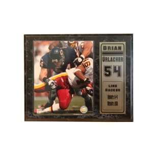    FBCHI54 Chicago Bears Brian Urlacher 12x15 Plaque: Sports & Outdoors