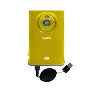  Retractable USB Cable for the Kodak Mini HD Video Camera 
