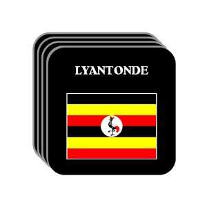  Uganda   LYANTONDE Set of 4 Mini Mousepad Coasters 