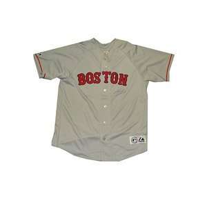  Boston Red Sox Kevin Youkilis Autographed Replica Road 