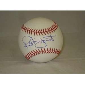  Signed Robin Yount Ball   Autographed Baseballs Sports 