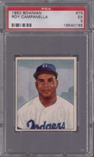 1950 Bowman Roy Campanella   card #75   PSA 5  