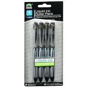  Corner Office Liquid Ink Roller Pens, 4 ea: Office 