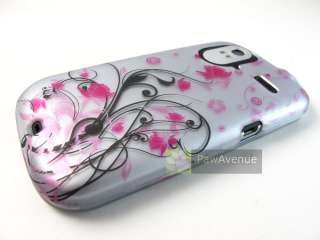   PINK VINES Hard Snap On Shell Case Cover HTC Amaze 4G Phone Accessory