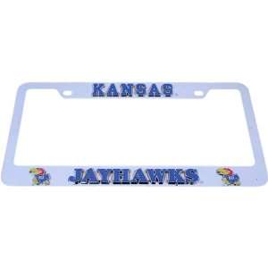  Kansas Jayhawks NCAA Chrome License Plate Frame by Half 