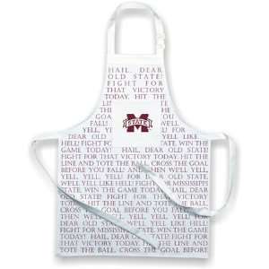 Mississippi State Bulldogs NCAA Fight Song Apron 